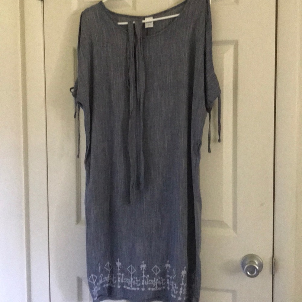Woman ‘jeans dress with naked shoulder size 36